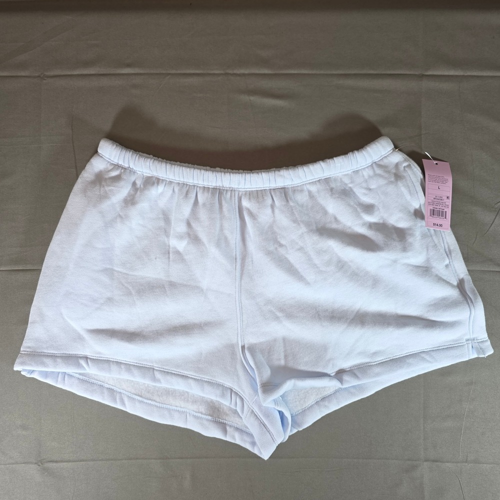 Wild Fable Airy Blue Fleece Sweat Shorts Women Large 331 11 8723 NWT